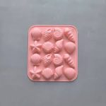 Mix Sea Shells & Starfish 15 Cavity Ocean Theme Silicone Mold Tray for Chocolate, Fondant, Jelly, Ice Cubes, Soap & Resin Crafts