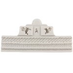 Rope Border and Bowknot Silicone Fondant Mold with Multiple Twisted Rope Strips and Small Bow Details for Cake Edge Decoration, Cupcakes, Chocolate, Sugarcraft & Resin Crafts